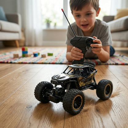 Rock Crawler Monster RC Truck – All-Terrain Rechargeable Stunt Racing Car