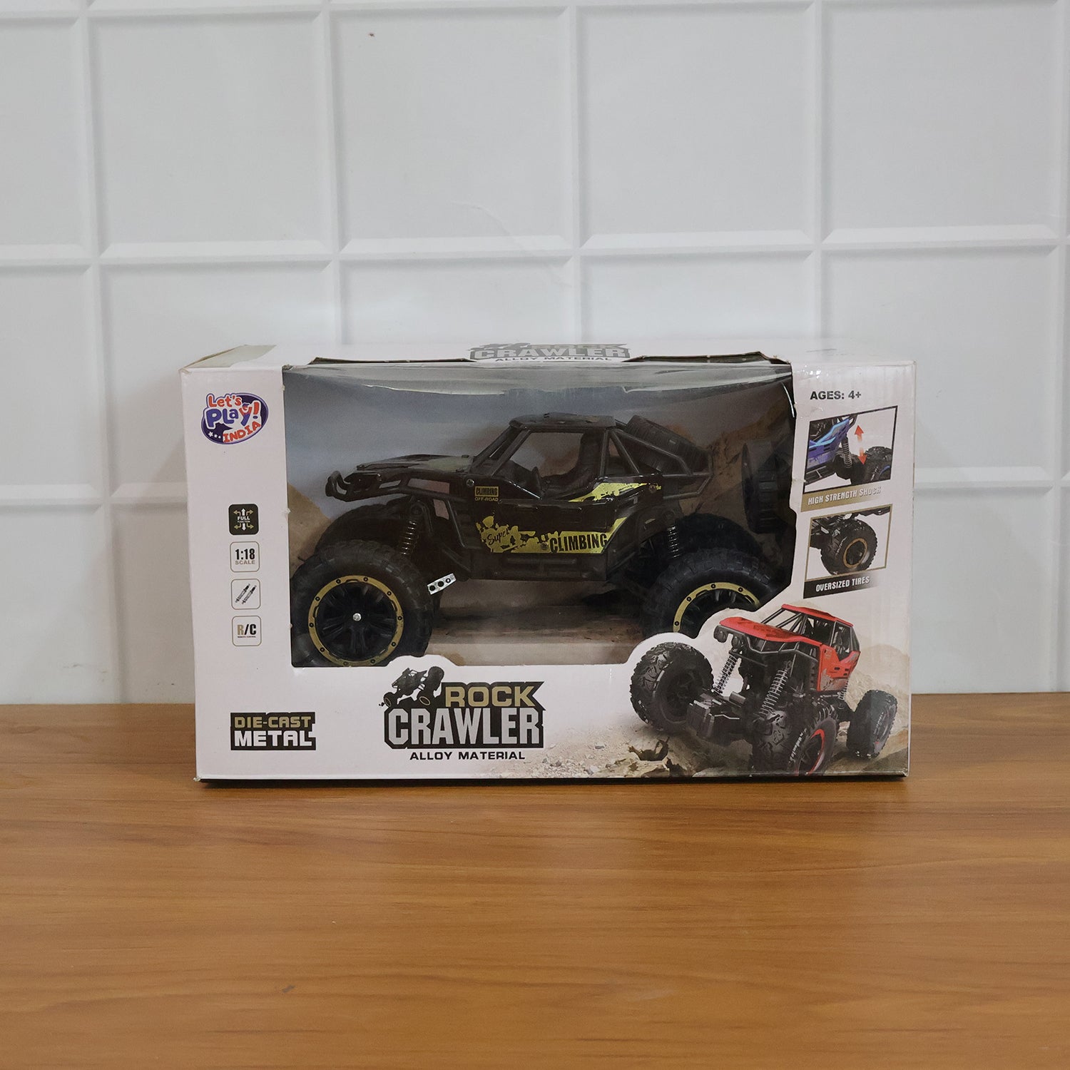 Rock Crawler Monster RC Truck – All-Terrain Rechargeable Stunt Racing Car