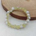 Crystal Crackle Glass Beads Bracelet – Elegant Stretch Fit