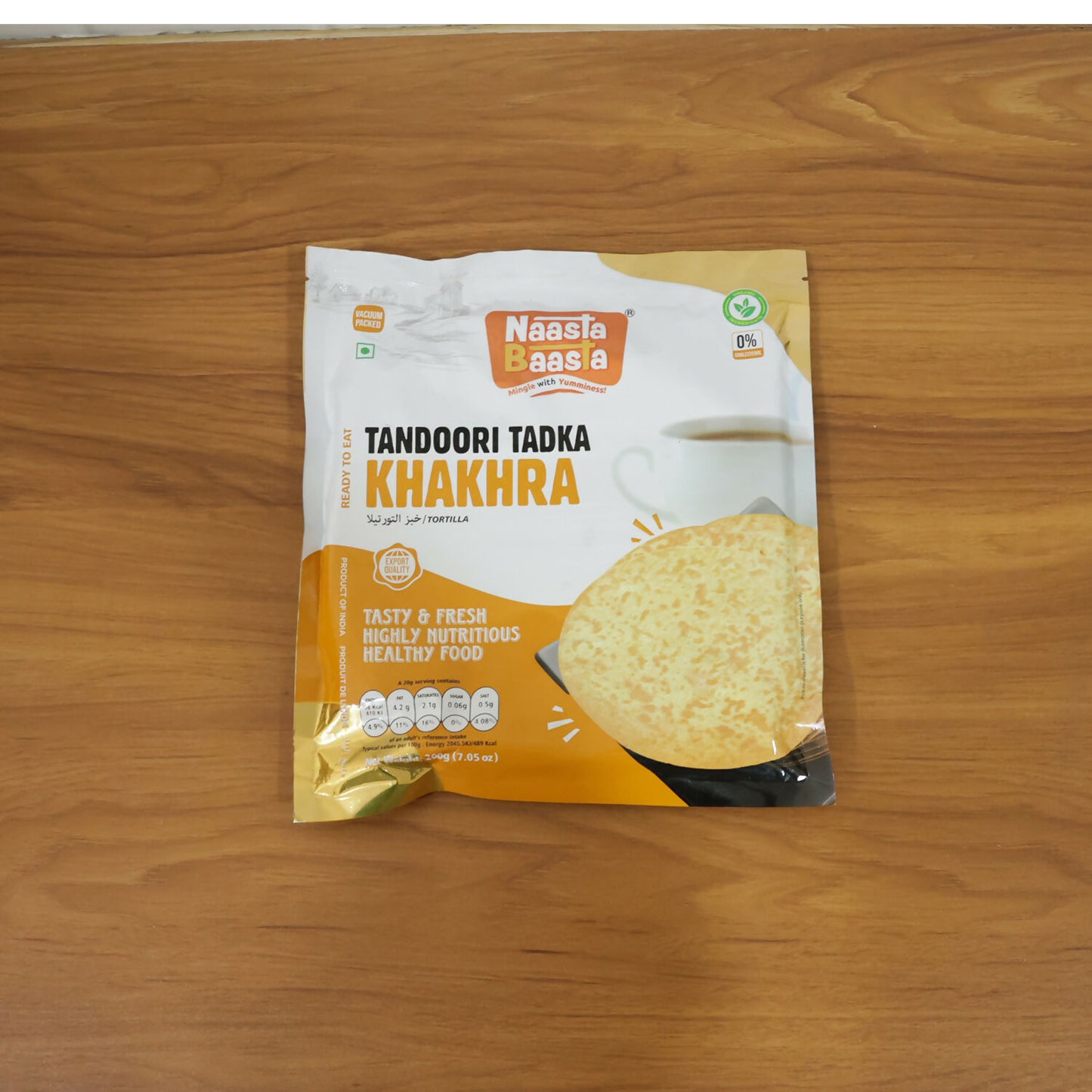 Naasta Baasta Tandoori Tadka Khakhra - Crispy Ready to Eat Snack (200 Gm)