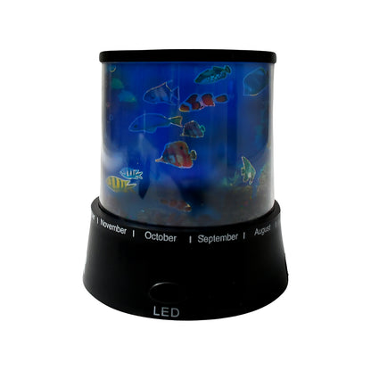 LED Projector Night Light – 3 Battery Lamps, Rotating with Music, Perfect for Kids & Home Decor (1 Pc, Battery Not Included)