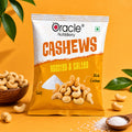 Roasted Salted Cashews Premium Crunchy Wholesome Tasty Kaju Snack Mini Pack (18g)