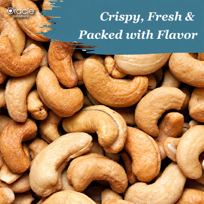 Roasted Salted Cashews Premium Crunchy Kaju Perfect Everyday Dry Fruit Snack (200g)