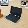 Small Stamp Pad – Long-Life Black Ink with Feather Touch Foam