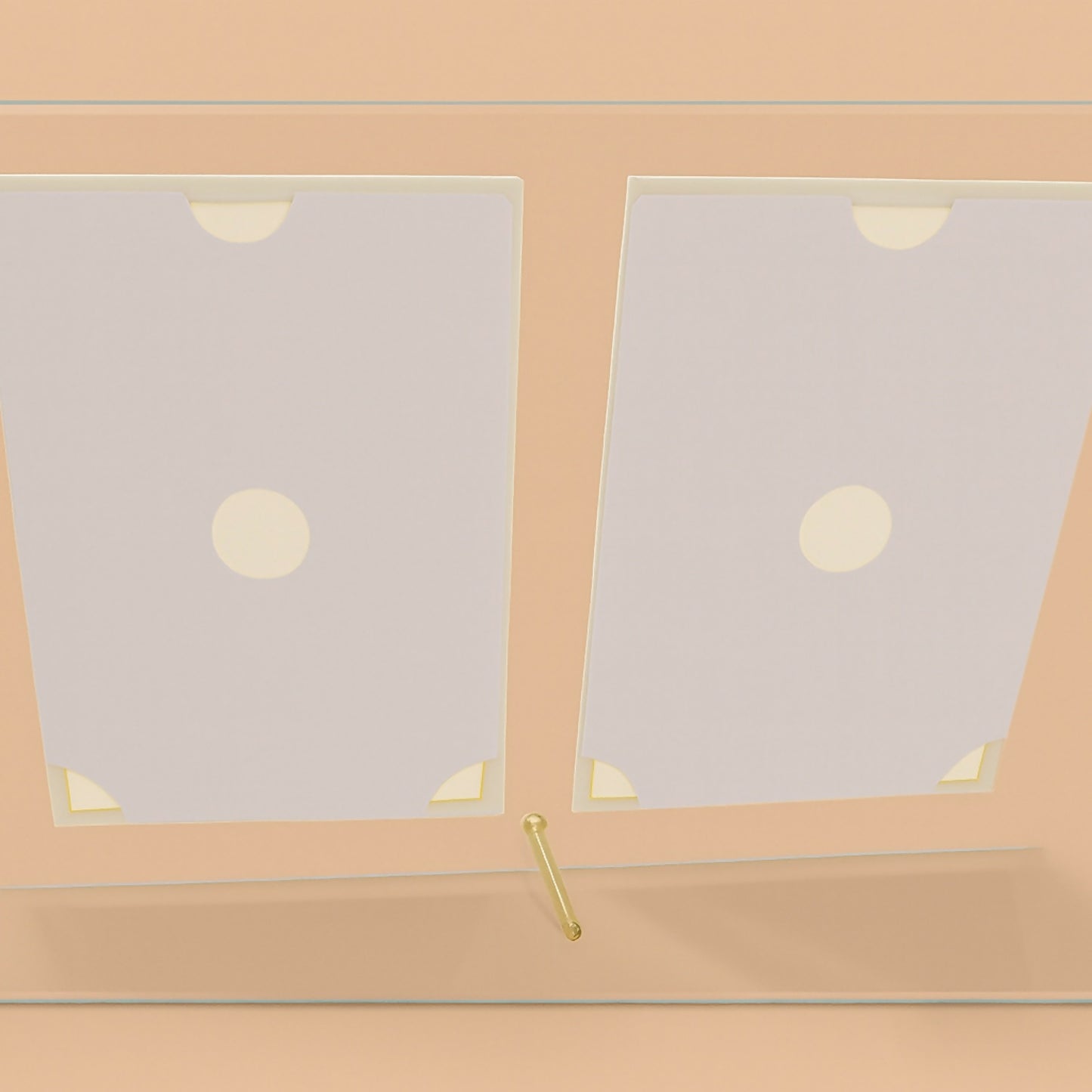 Double Photo Frame with Glass Stand for Table, Home Décor & Gifting