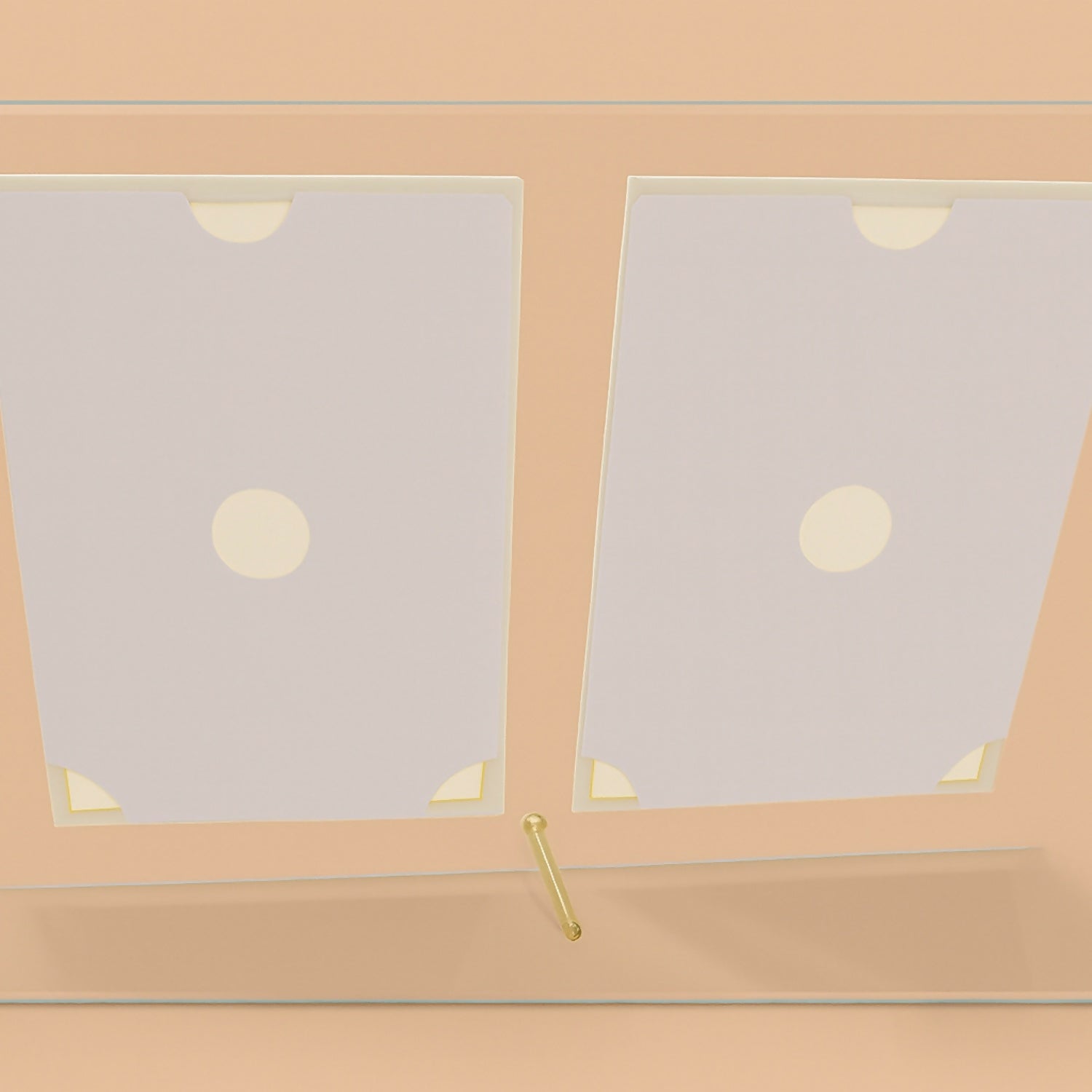 Double Photo Frame with Glass Stand for Table, Home Décor & Gifting