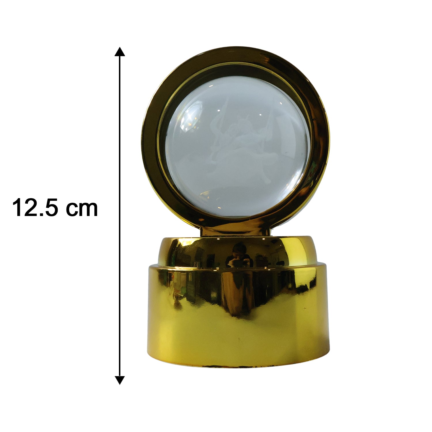 3D Religious Design Crystal Ball LED Night Lamp (1 Pc)