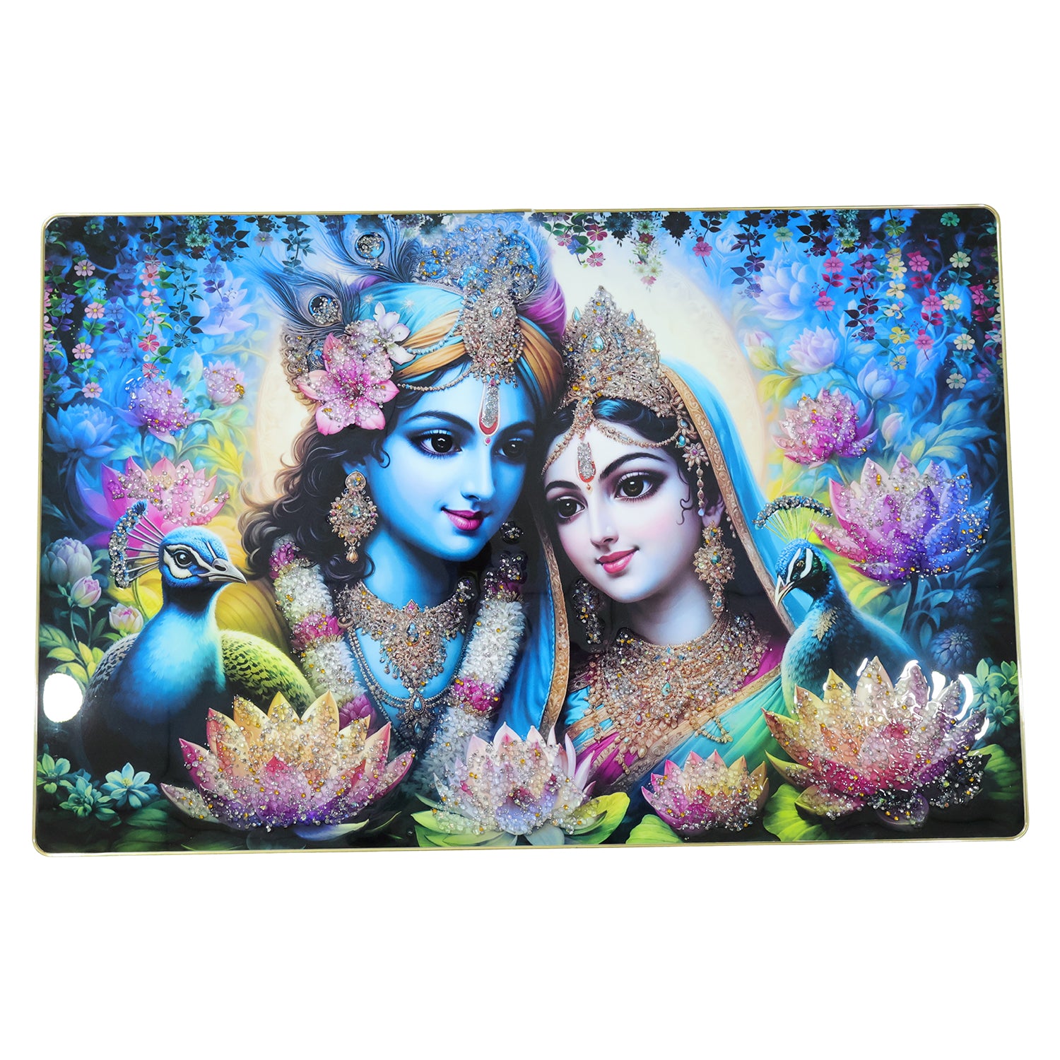Religious Radha Krishna Wall Frame painting
