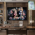 Radha Krishna Wall Frame – Elegant Spiritual Home Decor