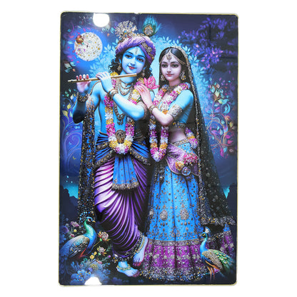 Religious Radha Krishna Wall Frame decorative piece