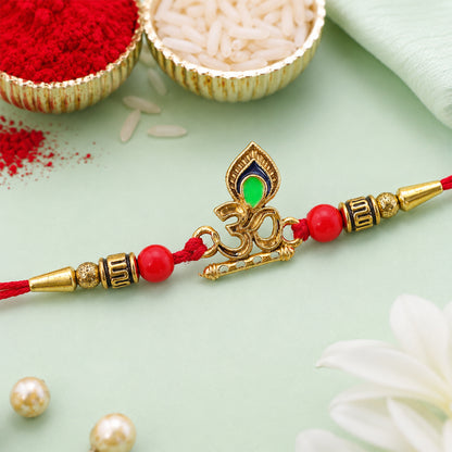 Rakhi – Elegant Beadwork & Traditional Design for Brothers