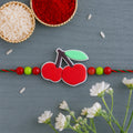 Cherry Fruit Kids Rakhi with Colorful Beads for Brother