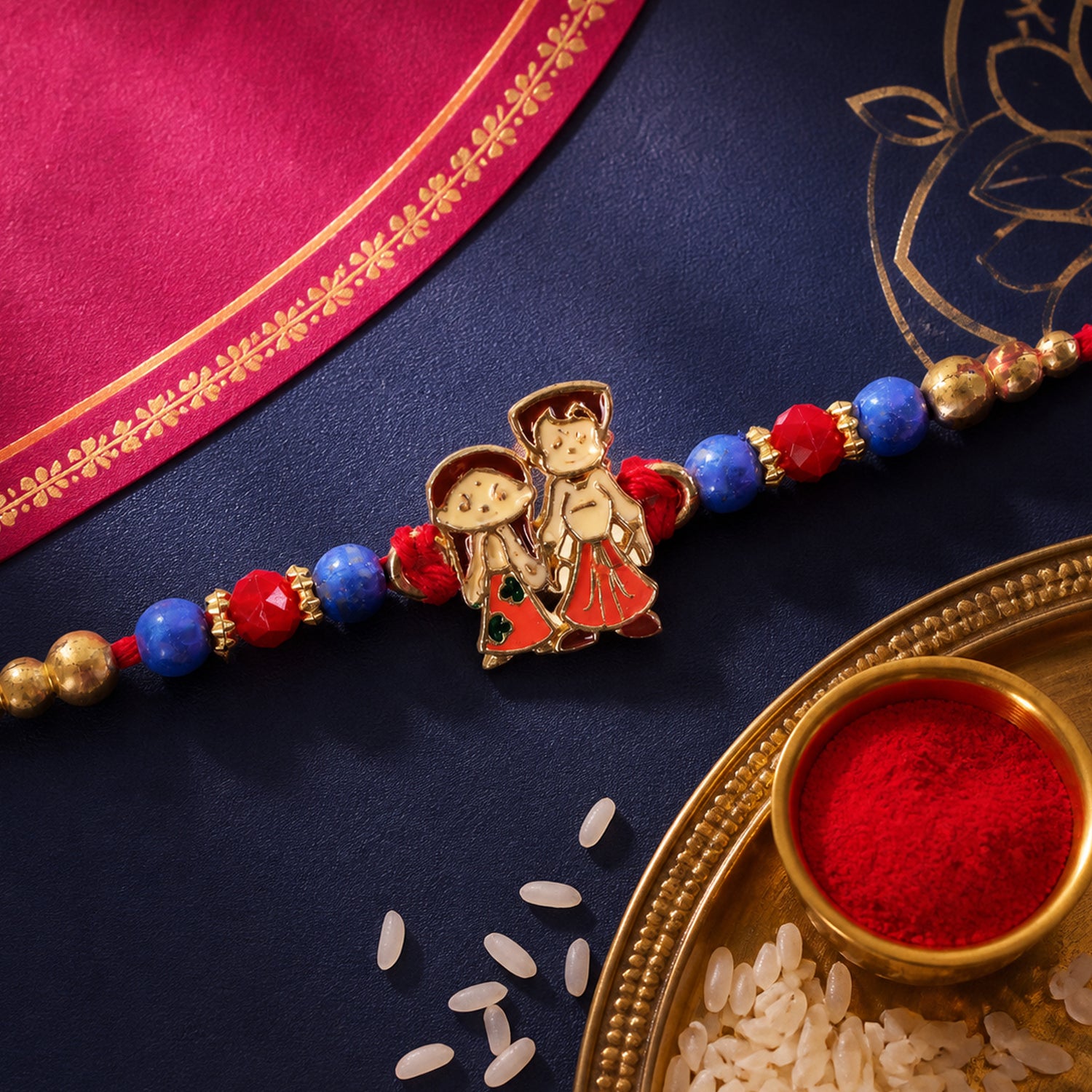Cute Cartoon Character Kids Rakhi for Raksha Bandhan