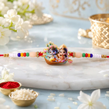 Shop Krishna Radha Rakhi Divine Spiritual Bond for Raksha Bandhan