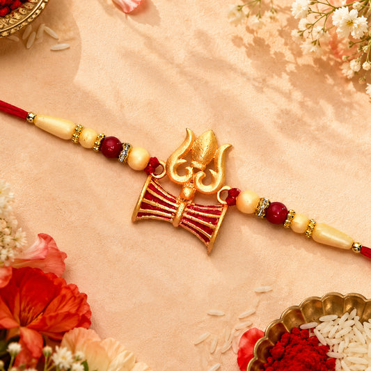 Shiva Trishul Rakhi – Divine Protection & Strength Symbol