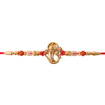 Ganesha Rakhi – Elegant and Premium Sibling Gift