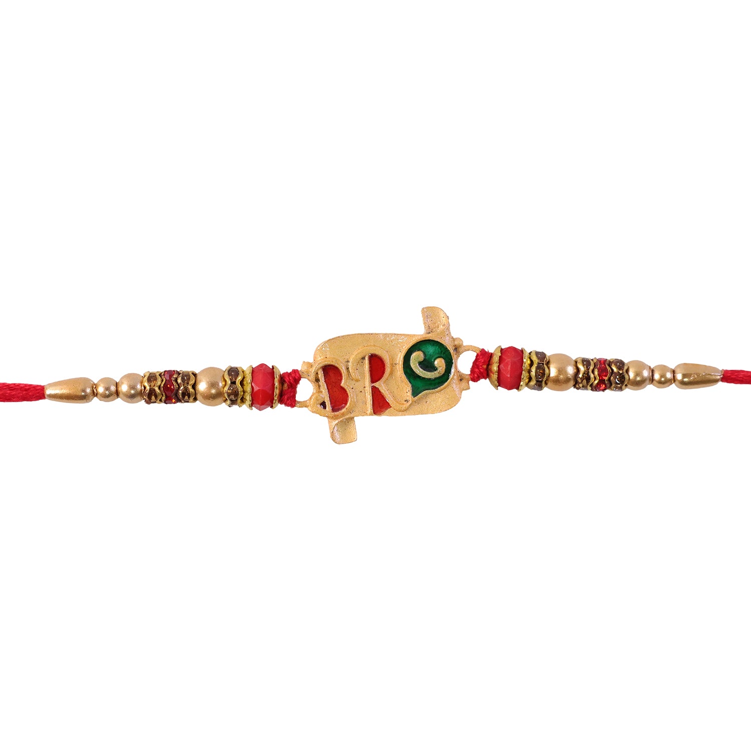 Bro Rakhi with Colorful Enamel – Stylish & Vibrant Protection