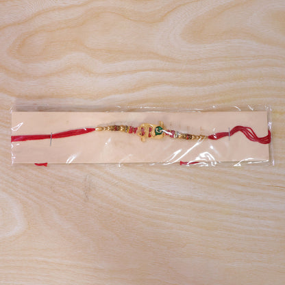 Bro Rakhi with Colorful Enamel – Stylish & Vibrant Protection