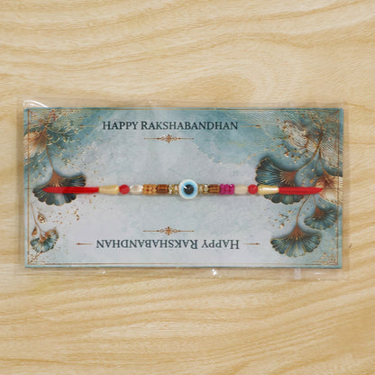 Evil Eye Chain Rakhi for Brother Raksha Bandhan Gift