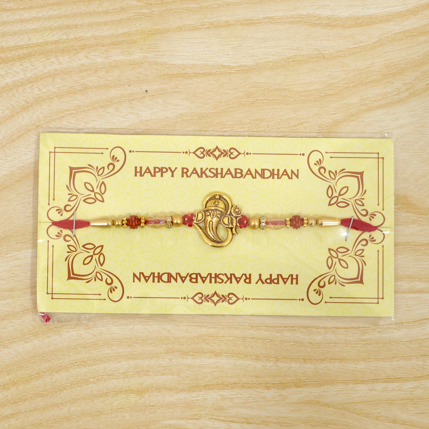 Ganesha Rakhi – Elegant and Premium Sibling Gift