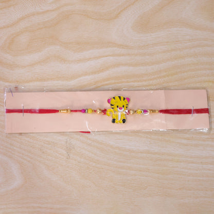 Tiger Cartoon Rakhi for Kids – Cute & Protective Thread
