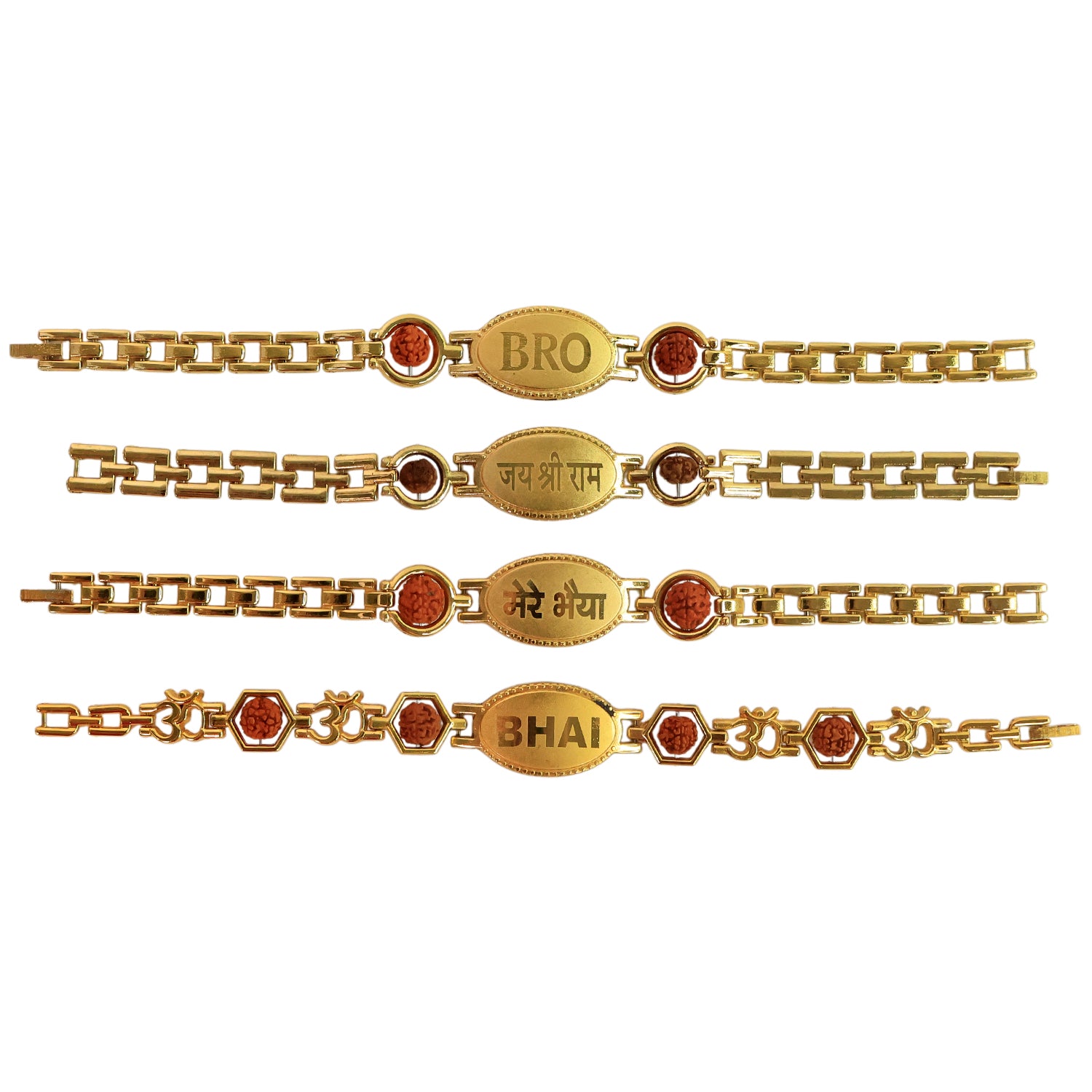 Golden Rakhi Bracelet