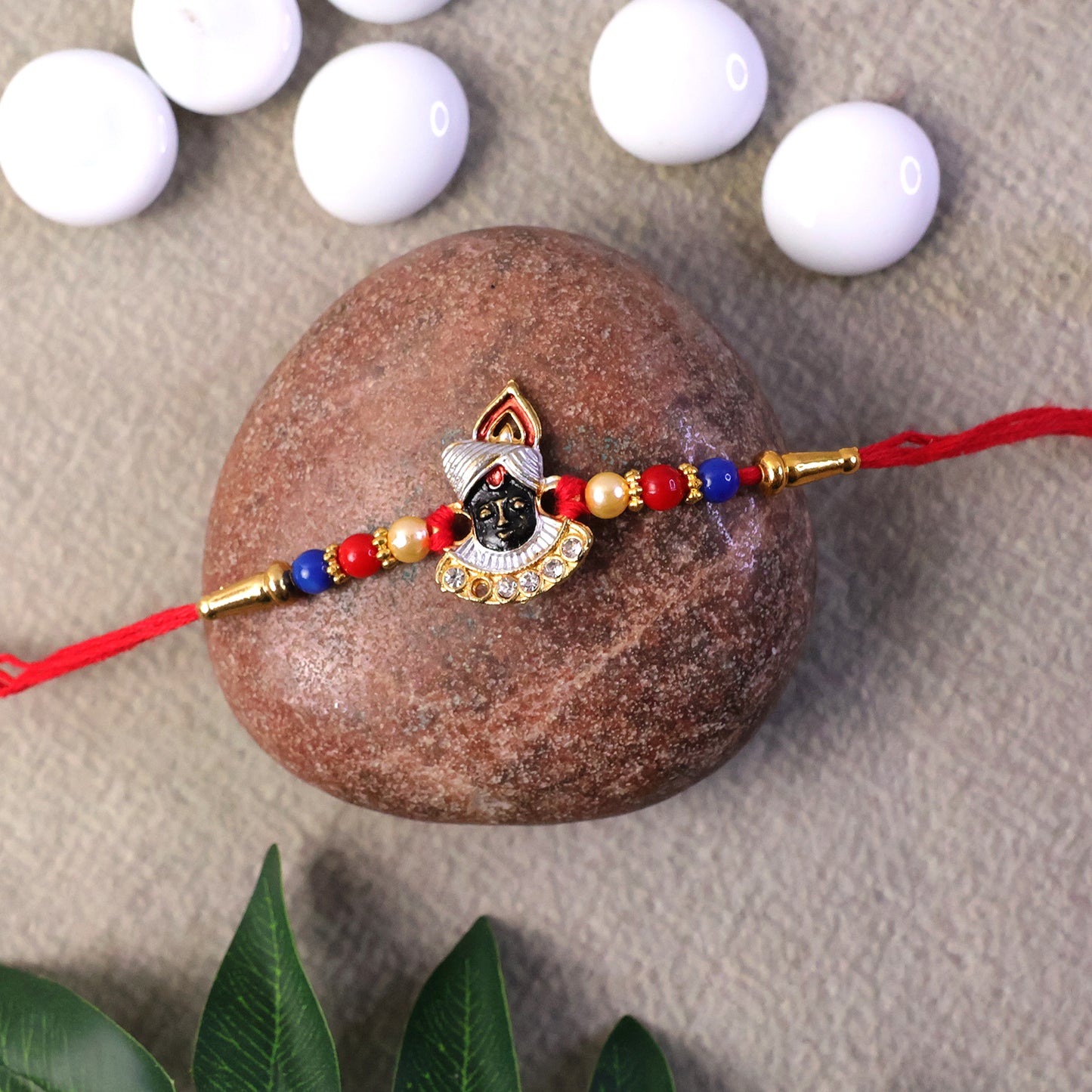 Festive Krishna Rakhi displayed for Rakshabandhan