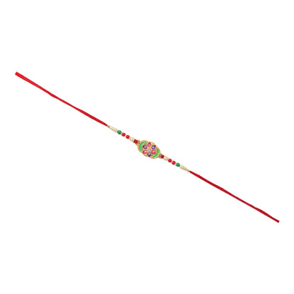 Elegant designer rakhi with stones