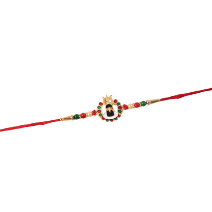 Thread detail on Divine Shivling Rakhi