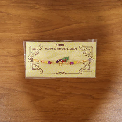 Stylish bird design rakhi displayed for Rakshabandhan gifting