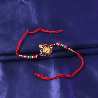 Elegant Peacock Designer Rakhi (1 Pc)