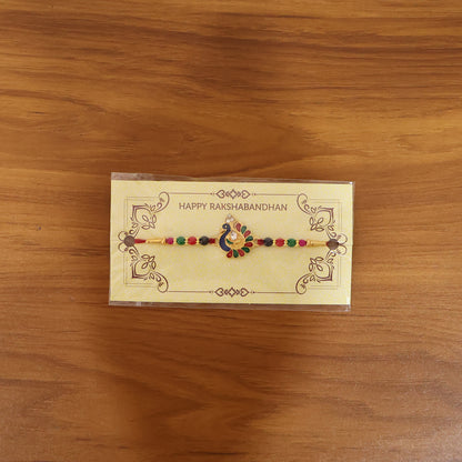 Elegant Peacock Designer Rakhi (1 Pc)