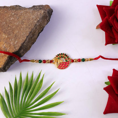 Elegant Peacock Design Rakhi (1 Pc)
