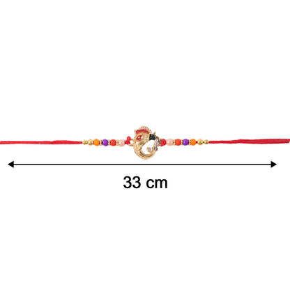 Size reference of designer rakhi for Rakshabandhan