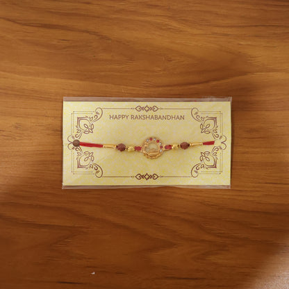 Premium Rakhi displayed in festive setting