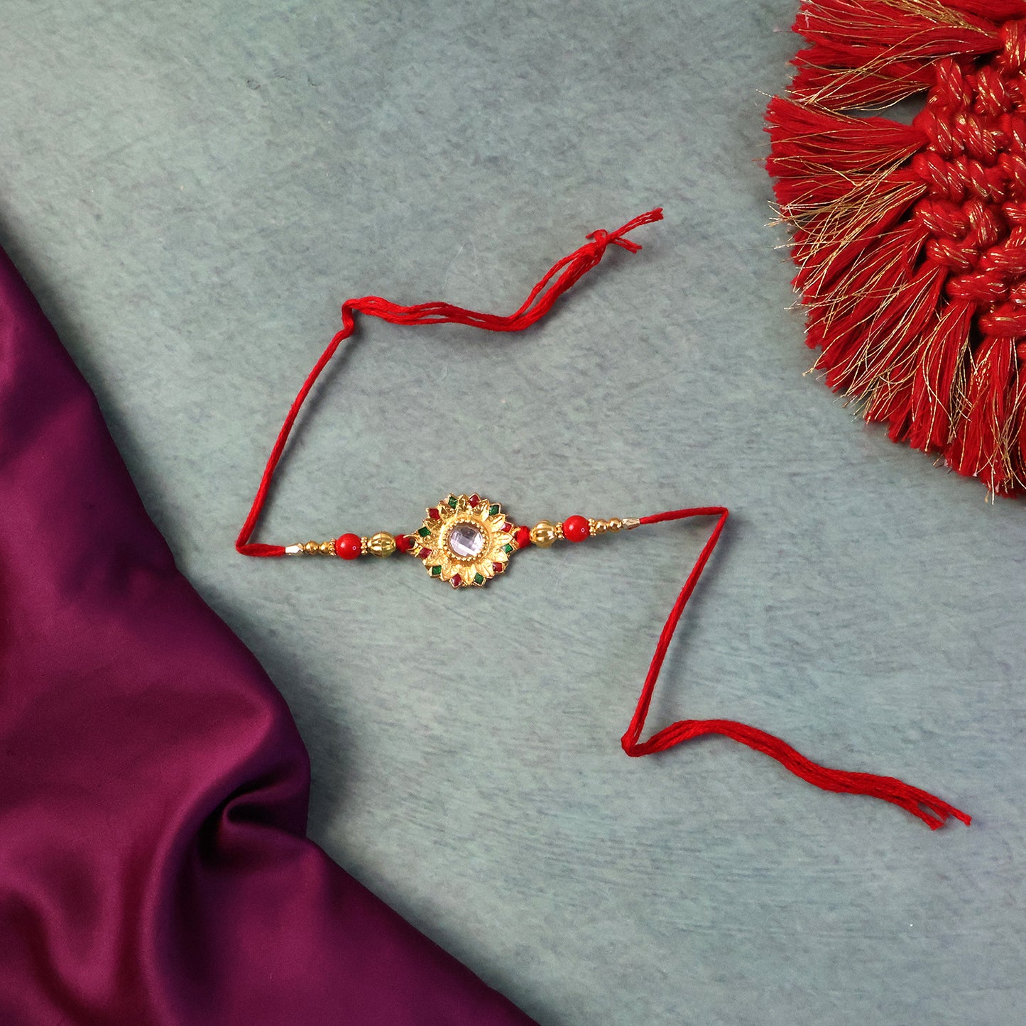 Veera Ki Rakhi displayed with festive Raksha Bandhan decor