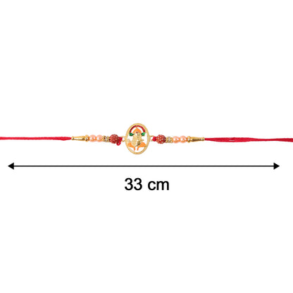 Size comparison of Ganesha rakhi