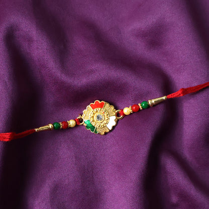 Colorful traditional Rakhi for festive occasions