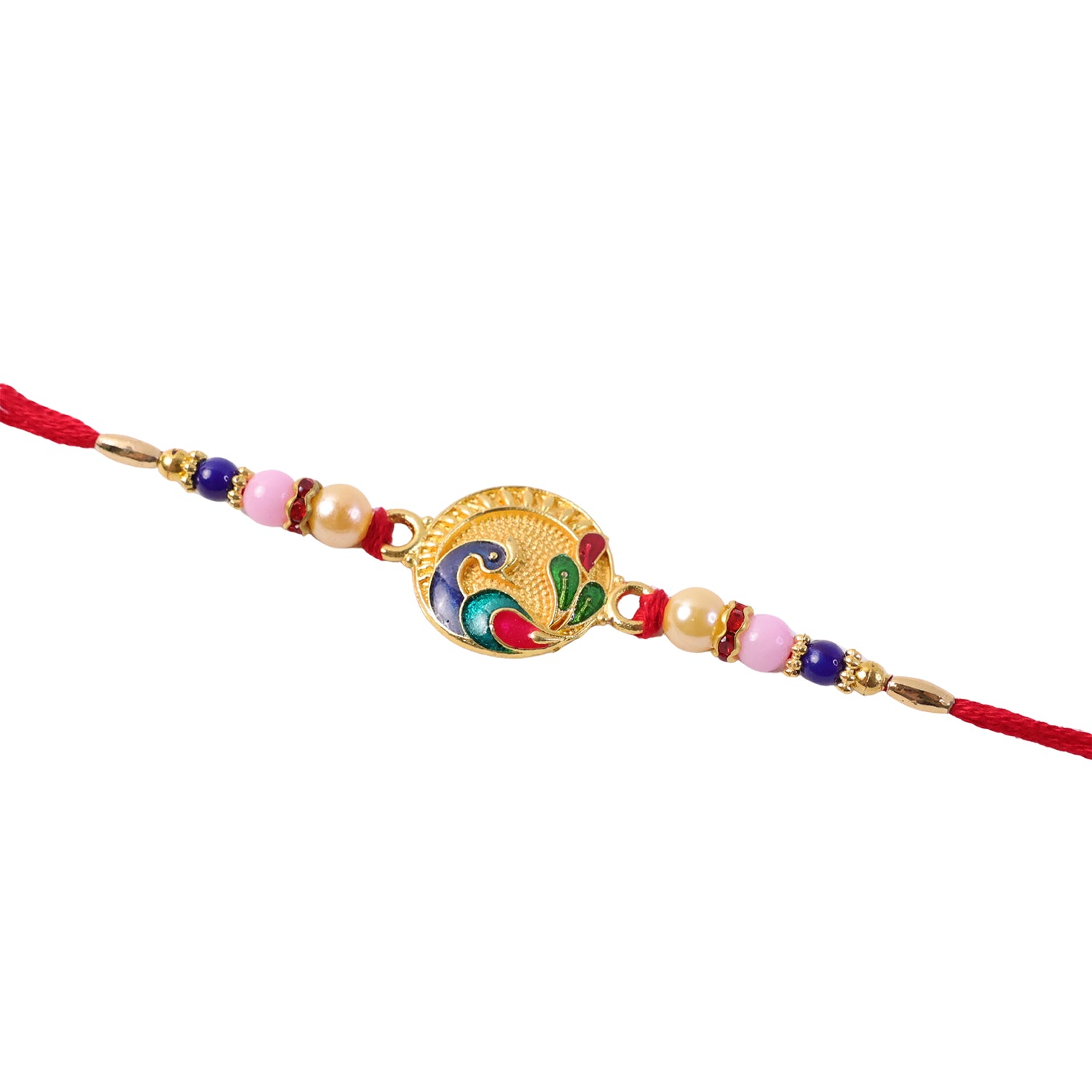Soft thread designer rakhi for comfort wear