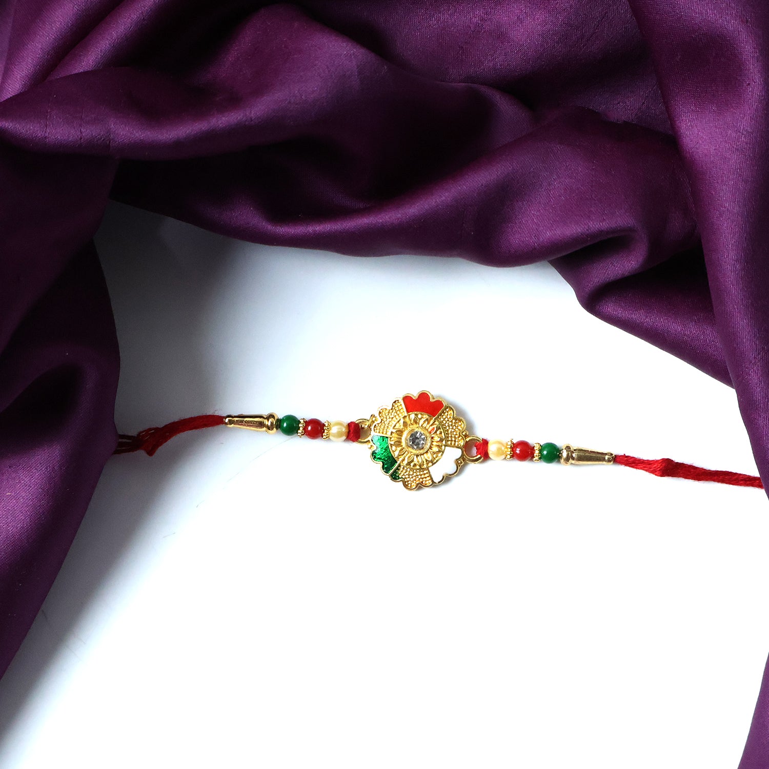 Detailed decorative Rakhi thread for brother