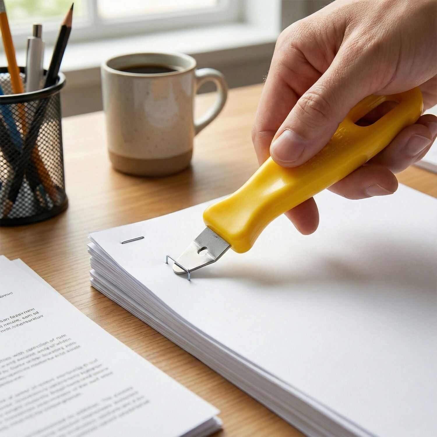 Multipurpose Staple Remover Tool for Office, School & Home Paper Management