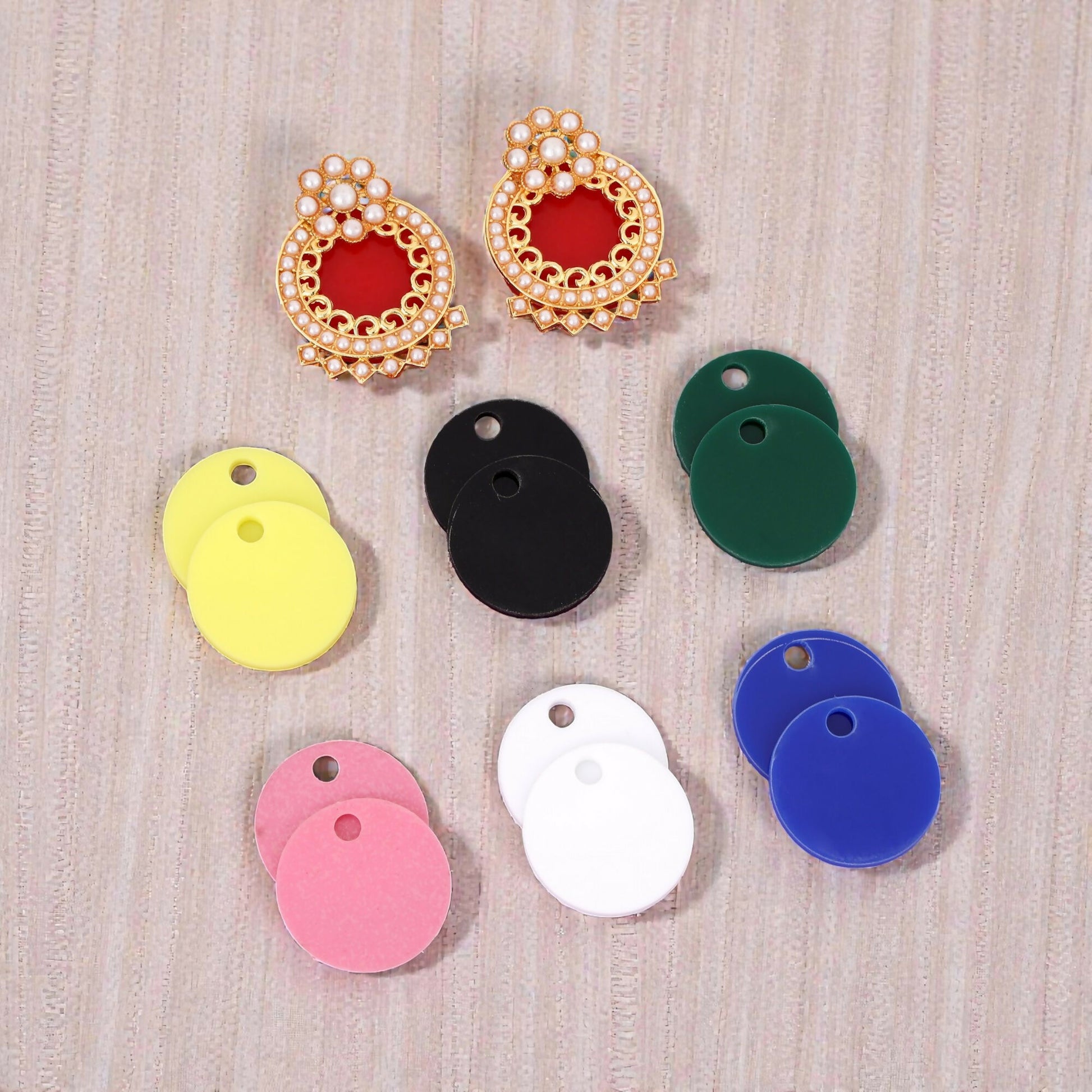 Jhumka Adjustable Earrings with 7 Colour