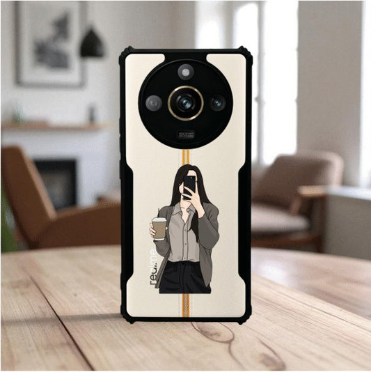 Coffee Girl Mobile Cover For Realme 11 Pro