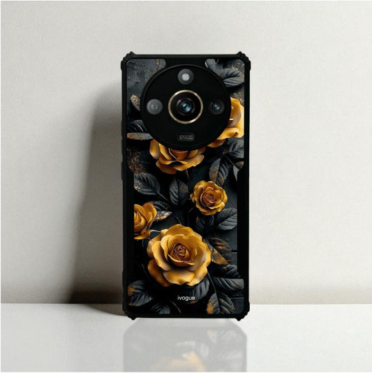 Golden Rose Mobile Cover For Realme Narzo 60 Pro