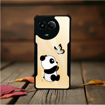 Panda and Butterfly Mobile Cover For Realme Narzo 60X