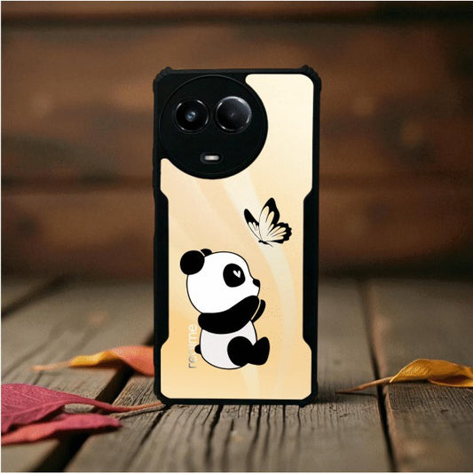 Panda and Butterfly Mobile Cover For Realme Narzo 60X