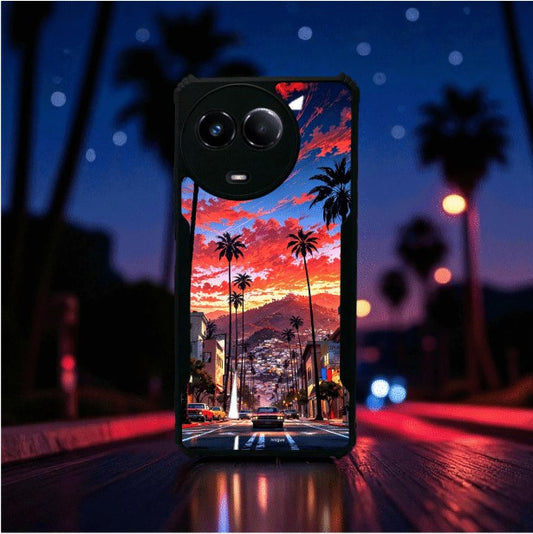 Palm City Nights Mobile Cover For Realme Narzo 60X