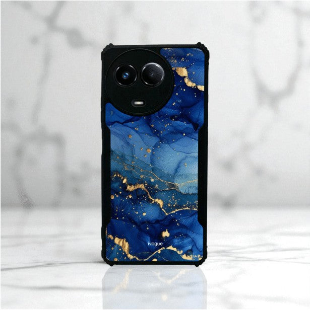 Blue Opulence Mobile Cover For Realme 11X 5G