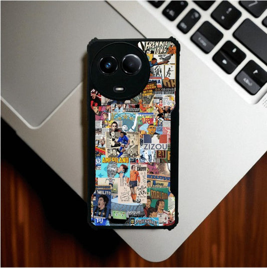 Golden Era Football Mobile Cover For Realme Narzo 60X