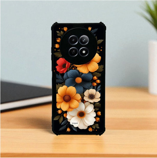Retro Petals Mobile Cover For Realme Narzo 70X